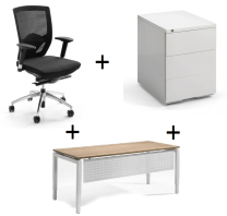 Ergonomisches Arbeitsplatzset Prolijn (Höhenverstellbar)