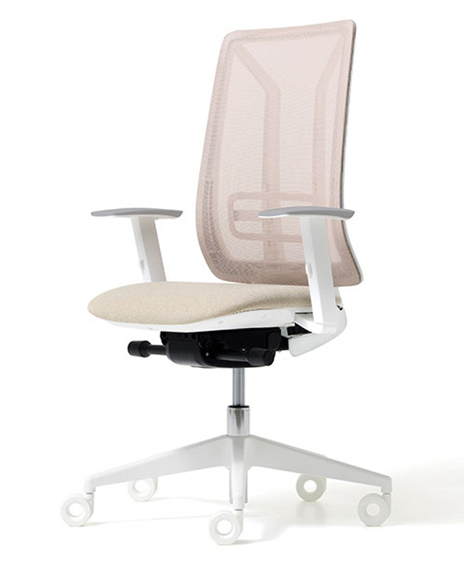 Chase ergonomischer Bürostuhl (Weiß)