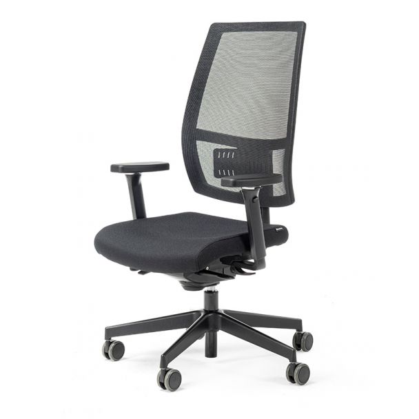 Dale ergonomischer buröstuhl (Schwarz)