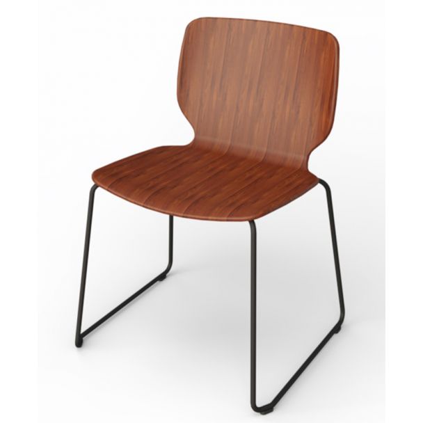 Kantinenstuhl Bila Holz