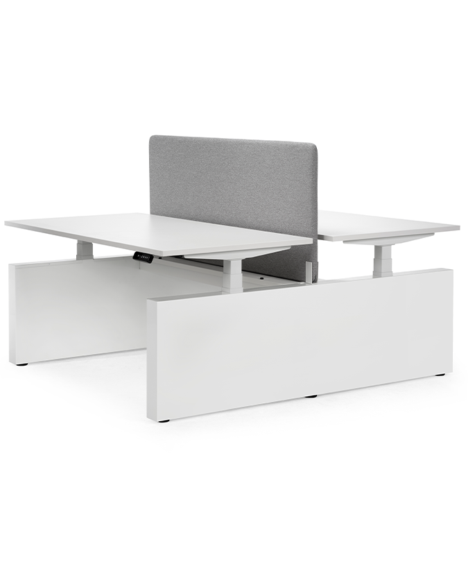 Flex Duodesk mit 2 Wangenpfoten