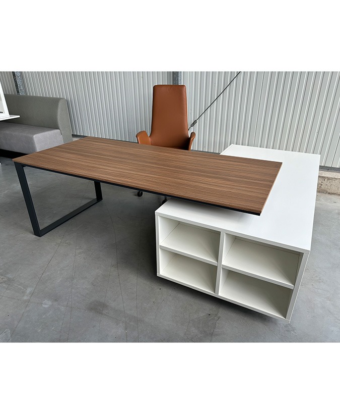 Planet directiebureau met aanbouwkast outlet