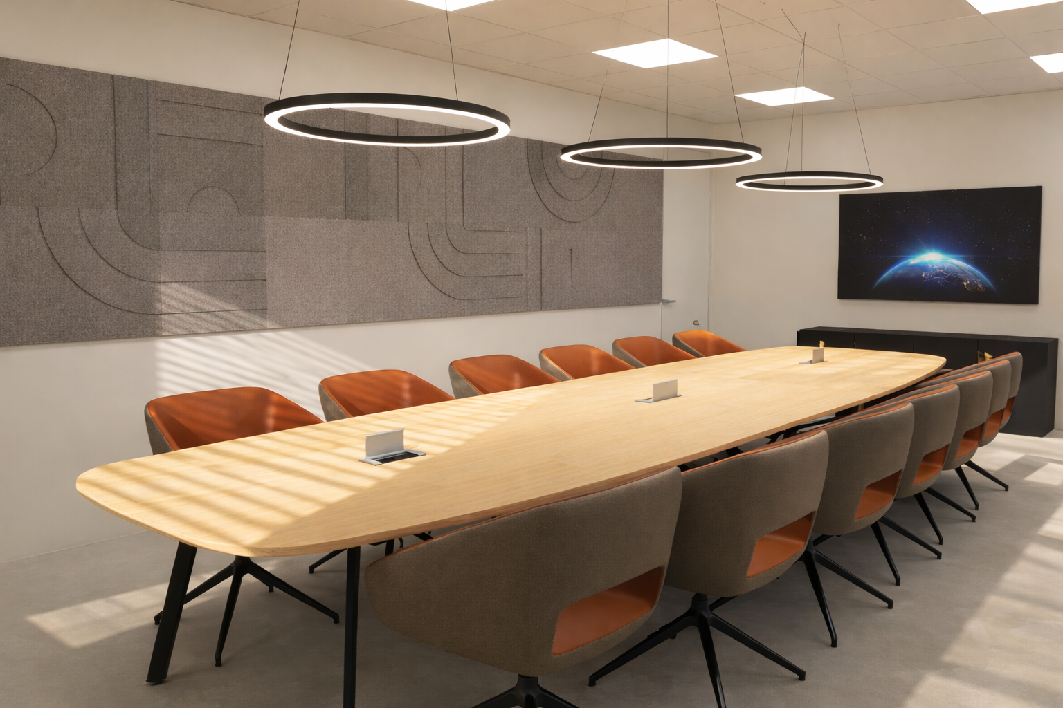 vergaderruimte visual kantoorinrichting