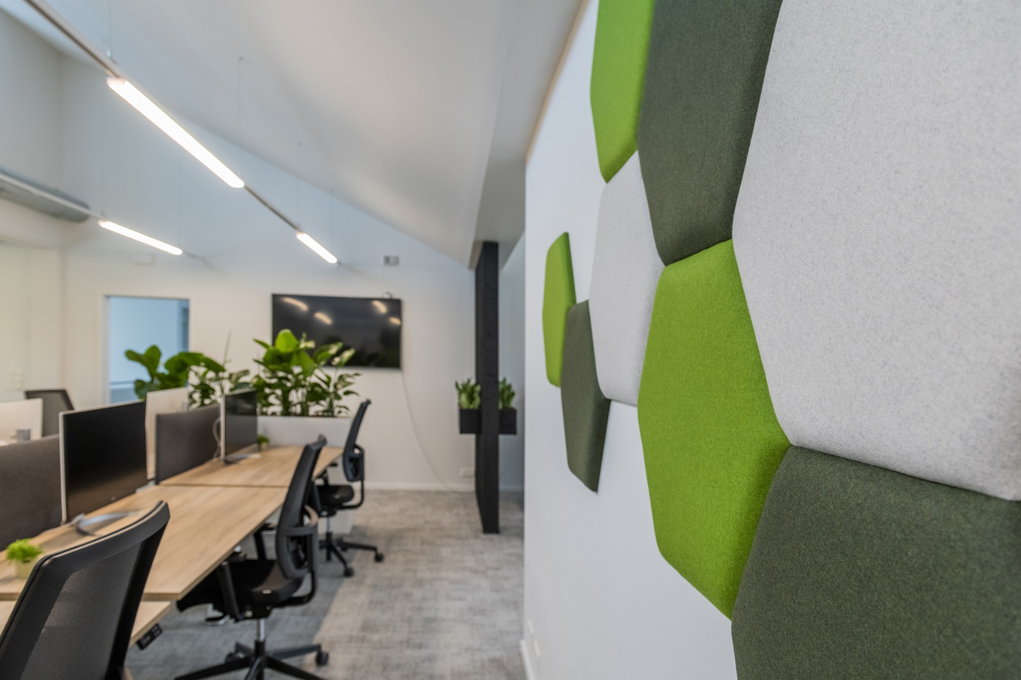 akoestische wandpanelen close up